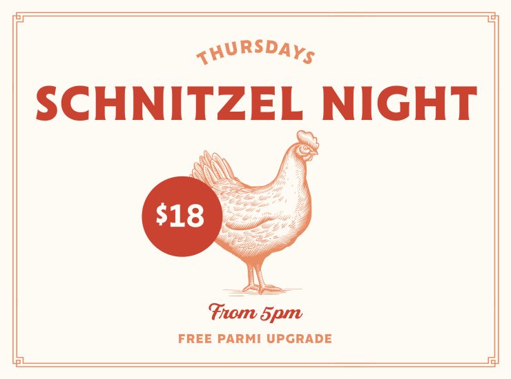 Thursday: Schnitzel Night